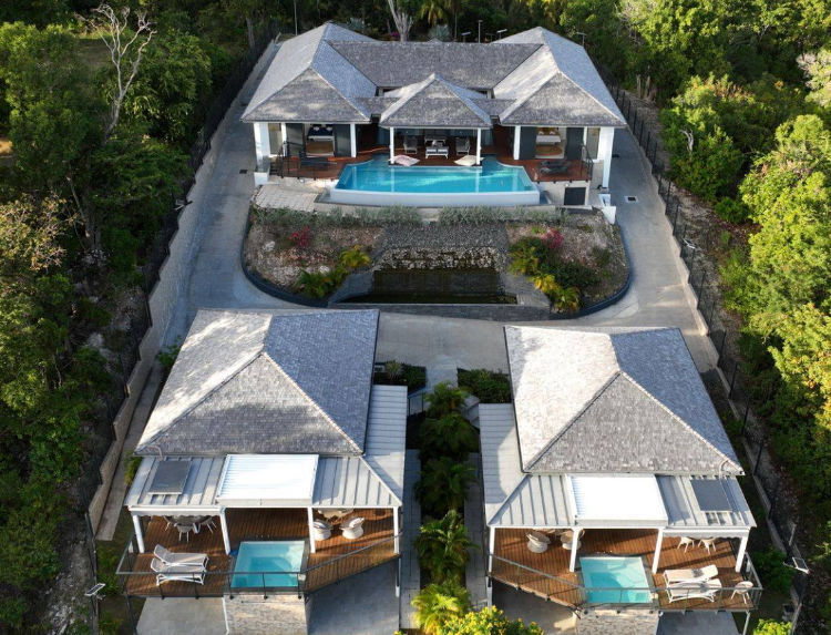 villa de luxe iles des caraibes